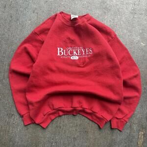 90s Ohio State Buckeyes Vintage Embroidered Crewneck Tagged XL Fits A large